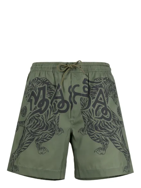 Maharishi Maharishi Muay Thai swim shorts Green 1020