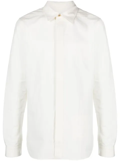 Rick Owens cotton long-sleeve shirt White RL02C7299HP