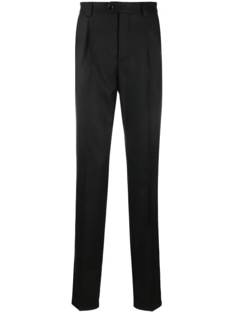 Brunello Cucinelli mid-rise wool chino trousers Black ME226E1450C5730