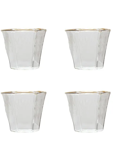 Seletti x Diesel Burano water glasses (set of four) Neutrals 11244X4