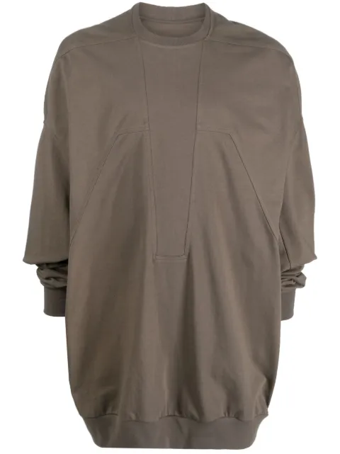 Rick Owens Splintered Peter organic cotton jumper Brown RU02C7278BA