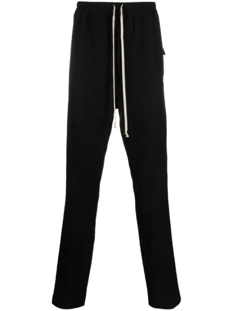 Rick Owens straight-leg wool track pants Black RU02C7390WN