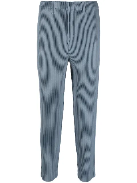 Homme Plissé Issey Miyake Kersey Pleats trousers Blue HP38FF307