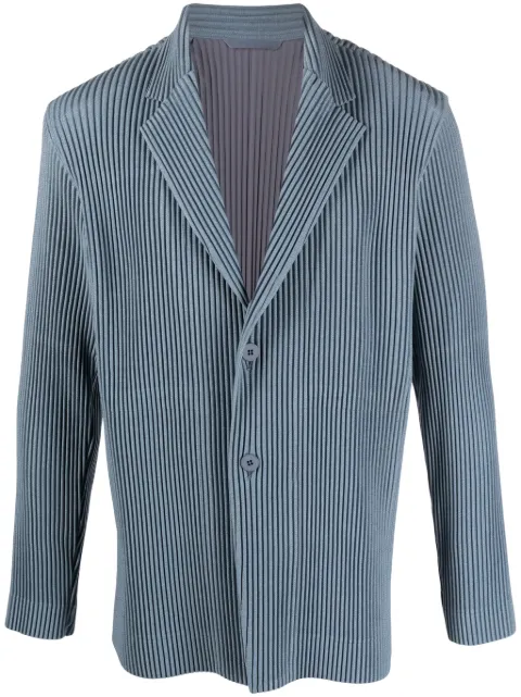 Homme Plissé Issey Miyake Kersey Pleats blazer Blue HP38FD305