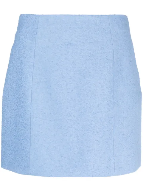 Patou linen-blend miniskirt Blue SK0460134630B