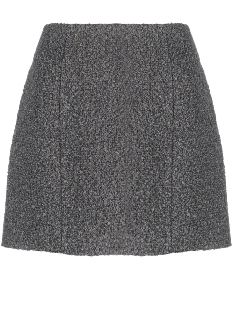 Patou textured-knit mini skirt Grey SK0460154959A