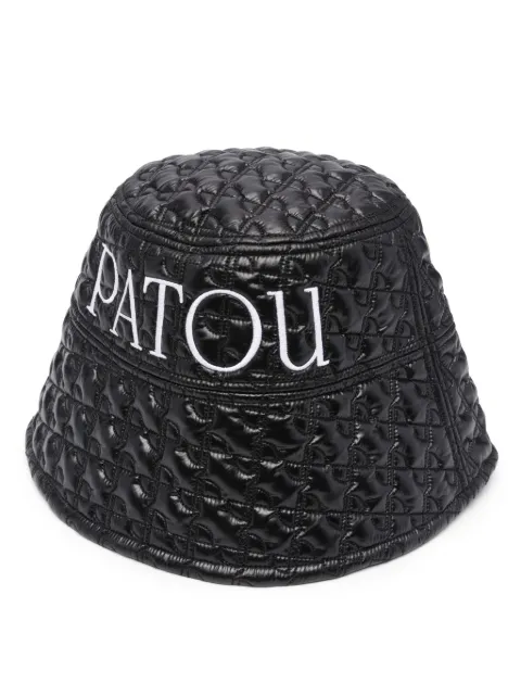 Patou embroidered-logo bucket hat Black AC0270158994B