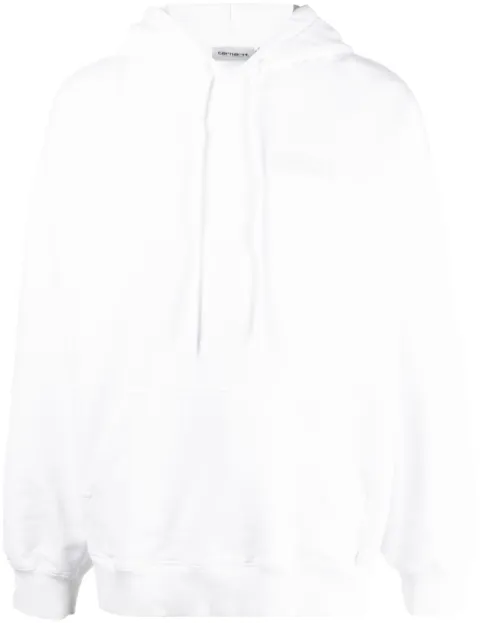 Carhartt WIP graphic-print cotton hoodie White I032163