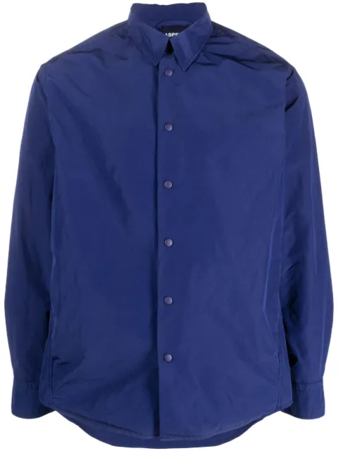 ASPESI straight-point collar shirt Blue I303F973