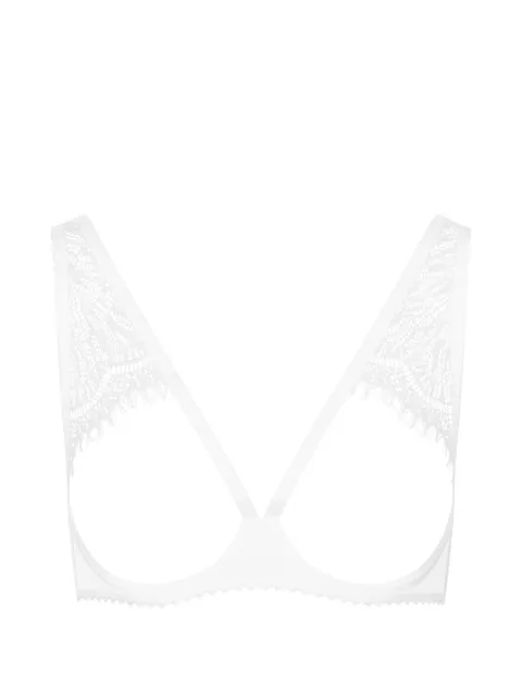 Maison Close white cut-out detail bra White 561713