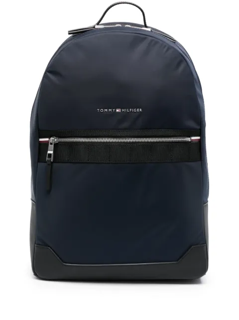 Tommy Hilfiger Elevated logo-lettering backpack Blue AM0AM11573