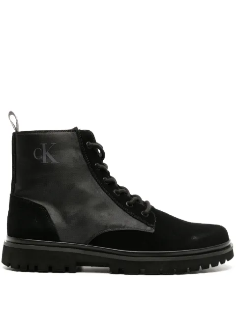 Calvin Klein Jeans Eva panelled ankle boots Black YM0YM00842