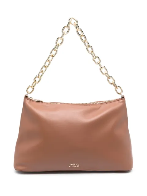 Tommy Hilfiger chain-link shoulder bag Brown AW0AW15019