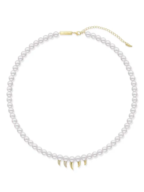 TASAKI 18kt yellow gold Collection Line Danger Fang pearl necklace Gold UFNN1335Y