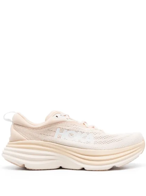 HOKA Bondi 8 lace-up sneakers Neutrals 1123202