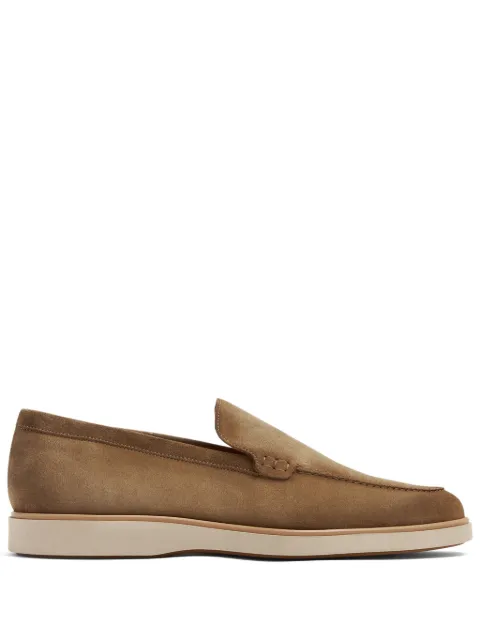 Magnanni Lourenco suede loafers Brown 25117