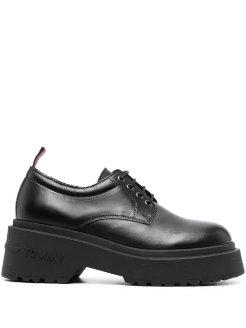 Tommy Jeans Ava leather Oxford shoes Black EN0EN02219
