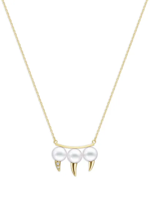TASAKI 18kt yellow gold Collection Line Danger Fang pearl necklace Gold P17202Y