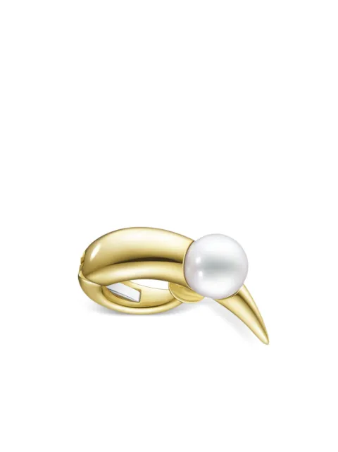 TASAKI 18kt yellow gold Collection Line Danger Horn pearl ear cuff Gold E4424Y