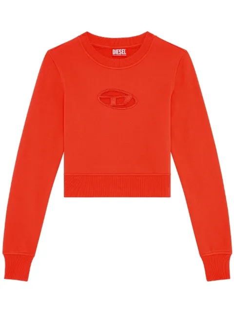 Diesel F-Slimmy-Od cropped sweatshirt Orange A099310GRAC