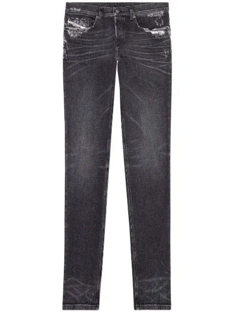 Diesel 2023 D-Finitive 09G23 tapered jeans Grey A1022909G23