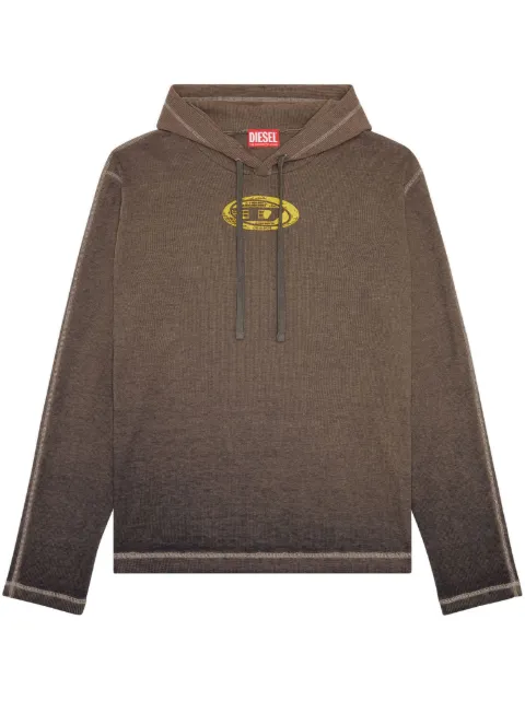 Diesel T-Crone long-sleeve hoodie Brown A104230CKAA