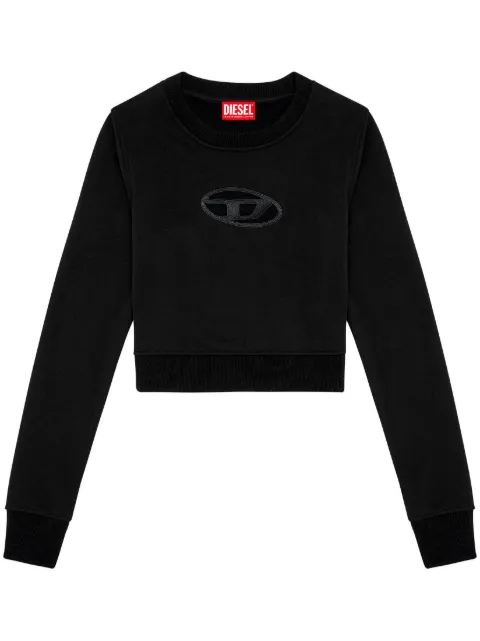 Diesel F-Slimmy-Od cropped sweatshirt Black A099310GRAC