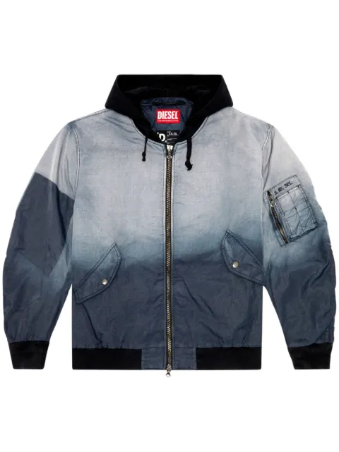 Diesel J-Common hooded bomber jacket Blue A105000DNAR