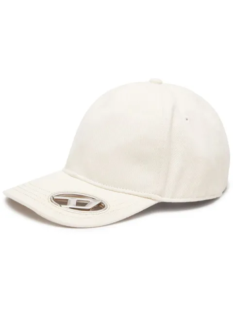 Diesel C-Plak logo-plaque baseball cap Neutrals A113570PFAA