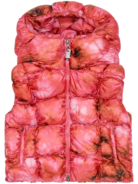 Diesel W-Ralla puffer gilet Pink A114530DGAN