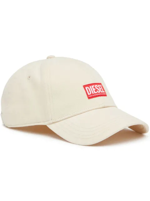 Diesel Corry-Jacq-Wash logo-appliqué baseball cap Neutrals A113600BLAA
