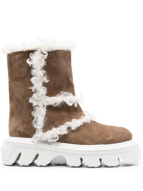 Casadei Dolomiti Marica suede boots Brown 2Q196W0411T0442
