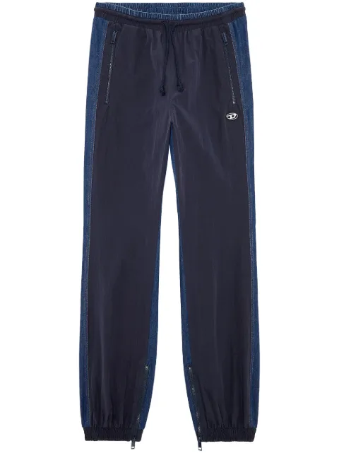 Diesel P-Bright logo-appliqué track pants Blue A104360WFAM