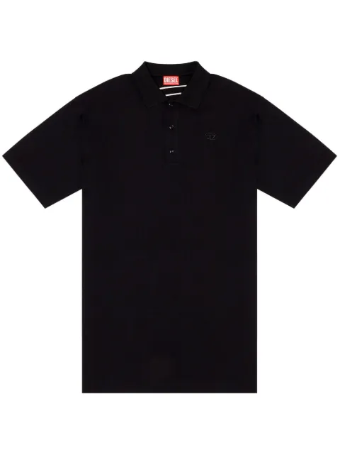 Diesel T-Vort-Megoval-D cotton polo shirt Black A107630HGAM