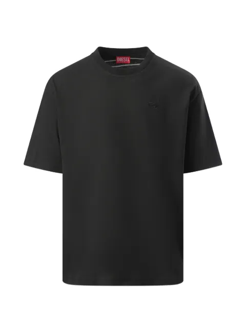 Diesel Oval D-embroidered T-shirt Black A113020HGAM