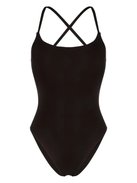 LIDO Uno low-cut swimsuit Brown UNO