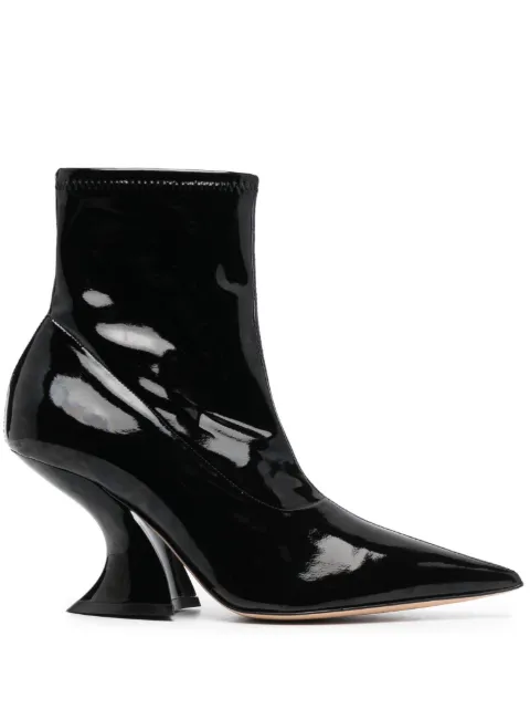 Casadei Elodie 80mm leather ankle boots Black 1R419W080TULTRA