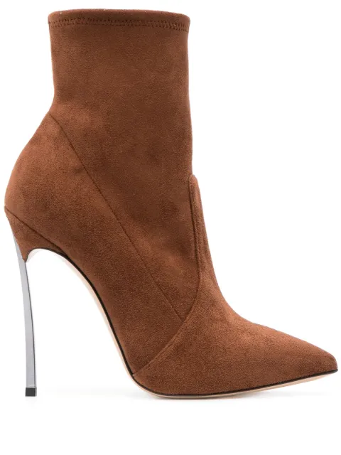 Casadei Blade Arceus 130mm ankle boots Brown 1R665E120MC2149