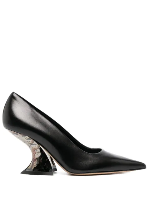 Casadei Elodie 85mm sculpted pumps Black 1F893V080MC2164