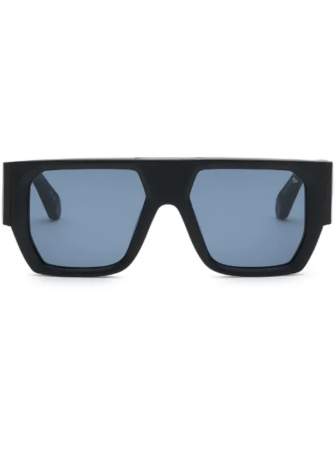 Philipp Plein Eyewear oversize square-frame sunglasses Black PACAMES0174PXV086N