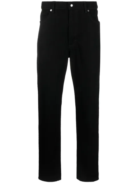 Eckhaus Latta mid-rise straight-leg jeans Black 332ELCORETB