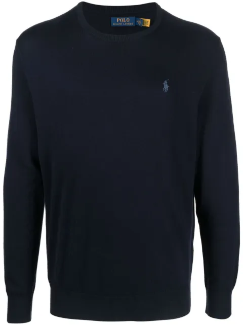 Polo Ralph Lauren Polo Pony-embroidery jumper Blue 710866549001