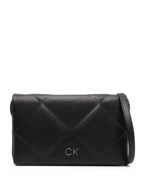 Calvin Klein logo-plaque crossbody bag Black K60K611021