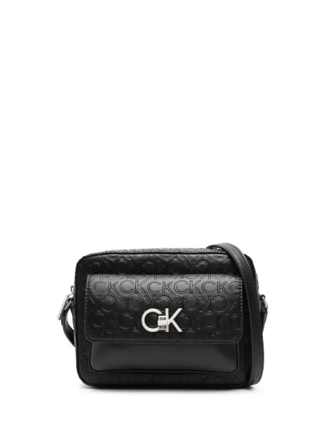 Calvin Klein logo-lettering crossbody bag Black K60K610921