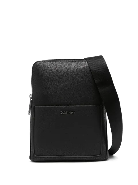 Calvin Klein Diagonal flatpa crossbody bag Black K50K510554
