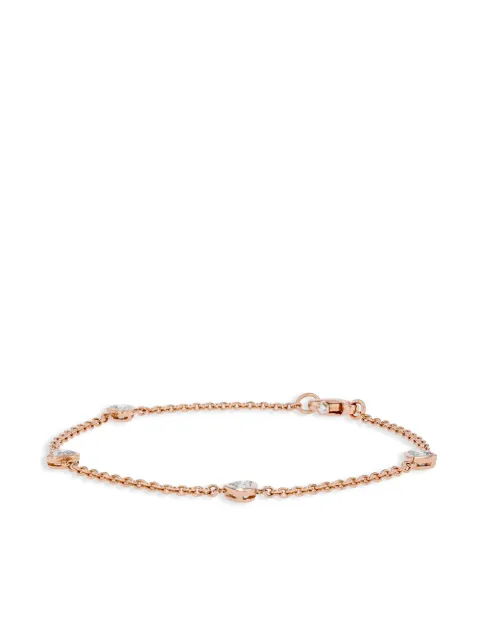 Pragnell 18kt rose gold Sundance diamond bracelet Pink SND0010