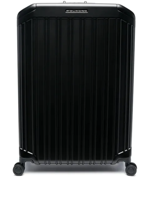 PIQUADRO Spinner zipped luggage bag Black BV4428PQL