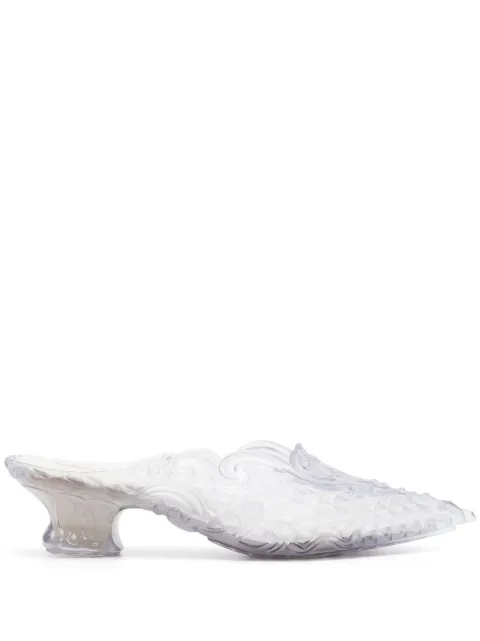 Y/Project x Melissa 40mm Court mules White 33387