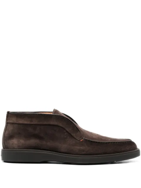 Santoni Desert slip-on suede boots Brown MGDT17823SMOBGEX