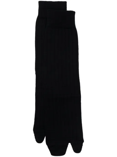 Maison Margiela Tabi knee-high socks Black S51TL0052S17867